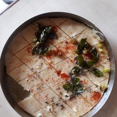 A picture of Moong dal dhokla.