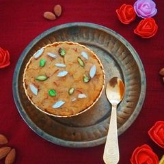 A picture of Besan Halwa.