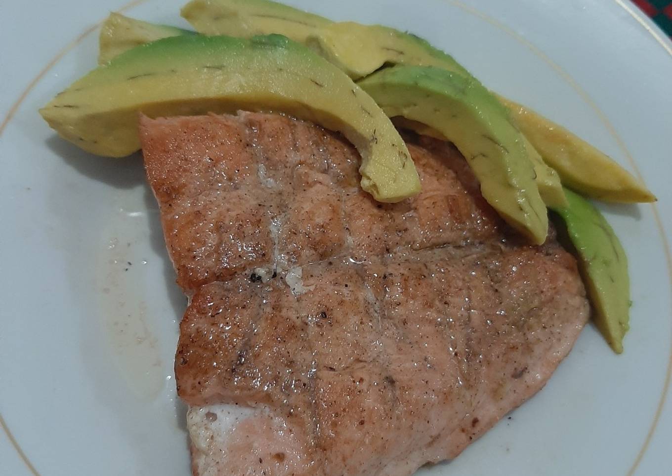 Salmon butter with avocado