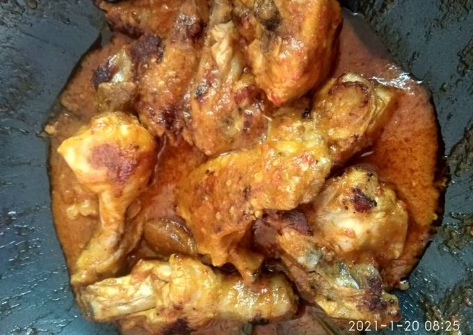 Cara Gampang Menyiapkan Ayam bumbu rujak yang Menggugah Selera