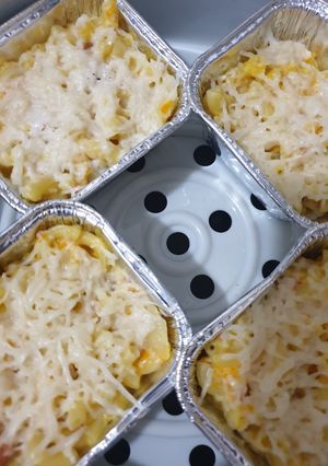 Foto resep Makaroni Schotel Kukus RiceCooker