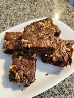 Una foto de Torta tipo brownie