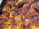 صينية دجاج مشوي بالخضار