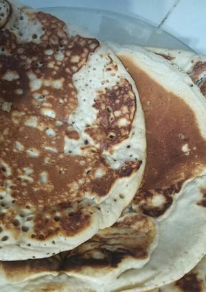 Una foto de Panqueques sin leche 😋