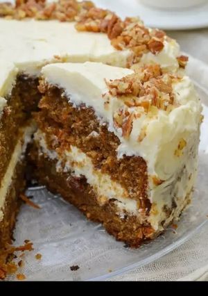 Una foto de Carrot cake
