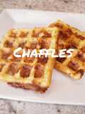 Chaffles keto (waffles de huevo y queso)