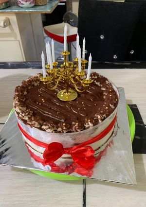 Foto resep Tiramisu Cake (Birthday Cake)