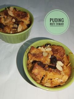Foto resep Puding Roti tawar (pake santan)