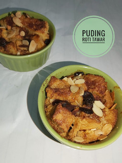Foto resep Puding Roti tawar (pake santan)
