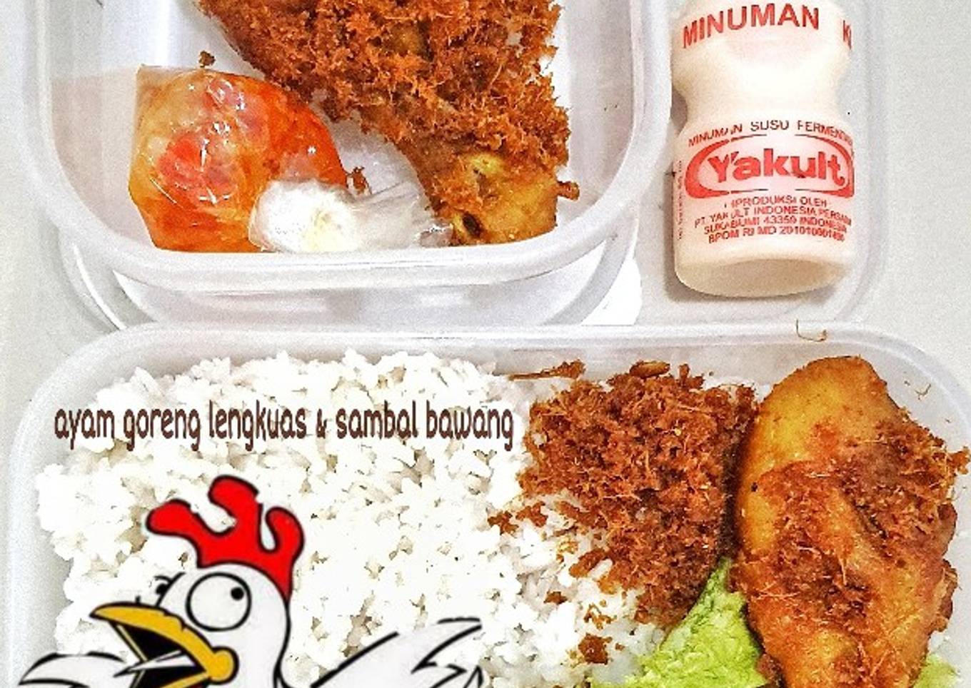 Ayam goreng lengkuas bumbu racik