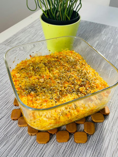 Una foto de Pastel de arroz y pavo