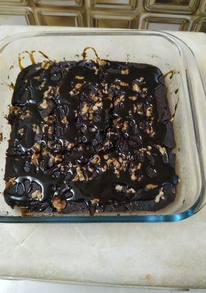 A picture of Wheat Chocolate walnut brownie.
