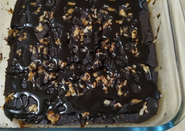 Simple Way to Prepare Super Quick Homemade Wheat Chocolate walnut brownie