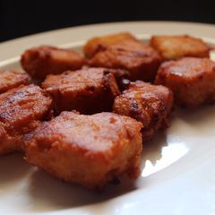 A picture of Chandrakantalu(Moong Dal Fried Burfi).