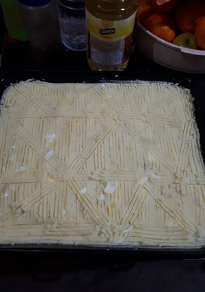 Una foto de Pastel de pollo con puré de papas