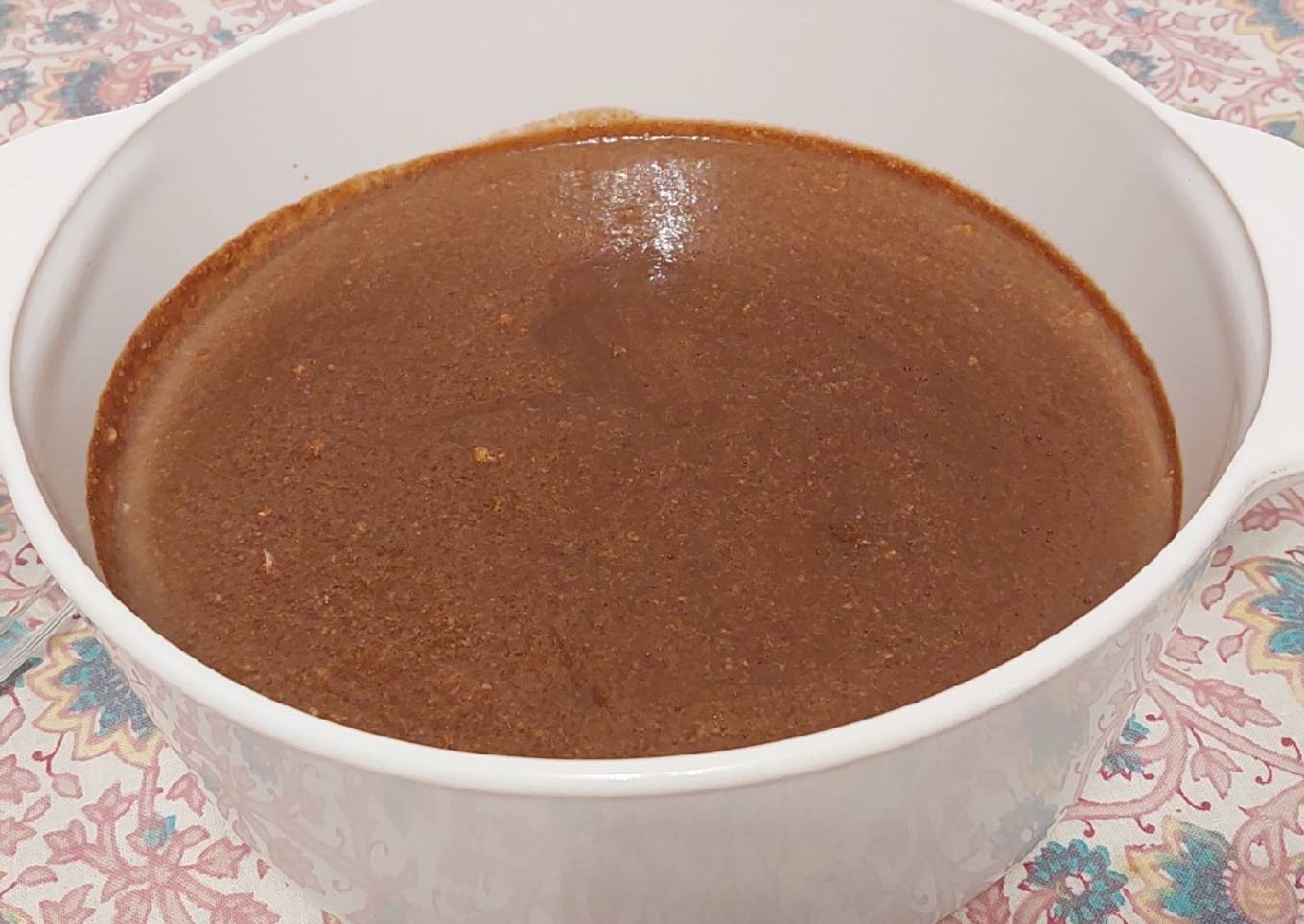 Arroz con leche cremoso de chocolate