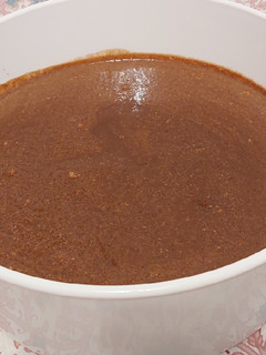 Una foto de Arroz con leche cremoso de chocolate