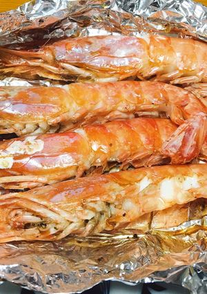Hình của món Tôm nướng xì dầu 🦐.