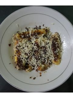 Foto resep Pisang panggang meises keju 🍌🍫🧀
