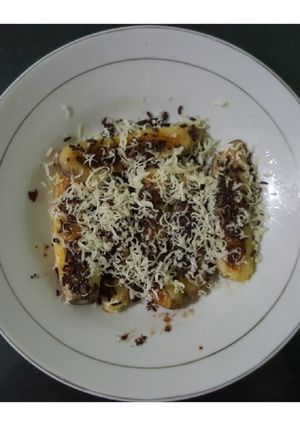 Foto resep Pisang panggang meises keju 🍌🍫🧀