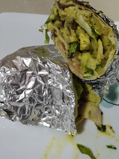 Una foto de Kebab de pollo