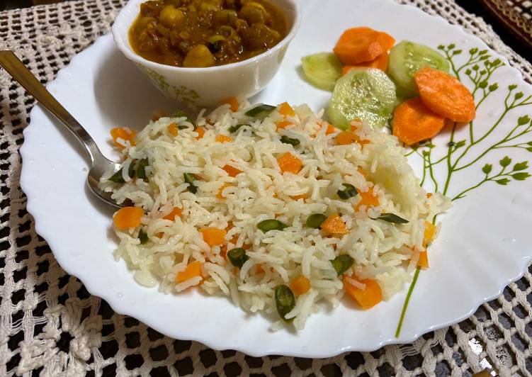 Recipe of Favorite Zero oil chole chawal