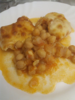 Una foto de Garbanzos gratinados