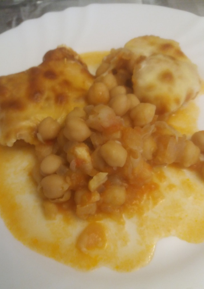 Una foto de Garbanzos gratinados
