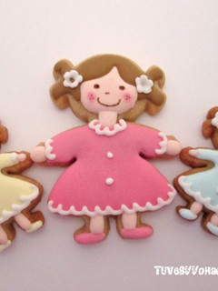 Una foto de "Muñequitas" Galletas decoradas