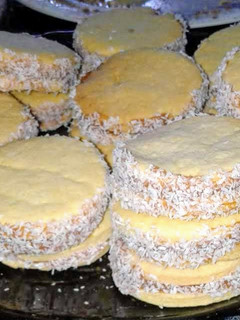 Una foto de Alfajores de maizena