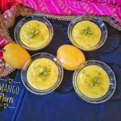 A picture of Mango Phirni.