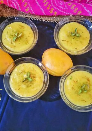 A picture of Mango Phirni.