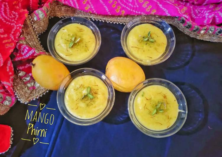 Simple Way to Prepare Speedy Mango Phirni