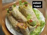 Gambar daging kebab turki panggang