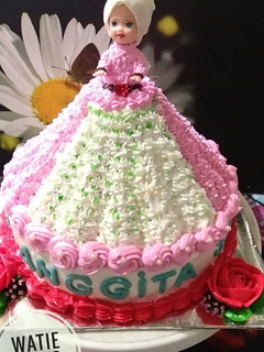 Foto resep Kue tart barbie