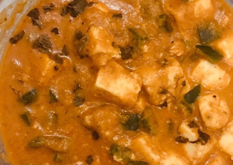 Recipes for Easy Panner curry