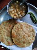 Daal puri with Chane