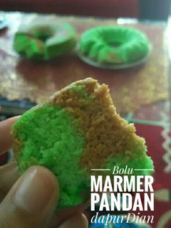 Foto resep Bolu Pandan Coklat panggang + kukus (1 resep)
