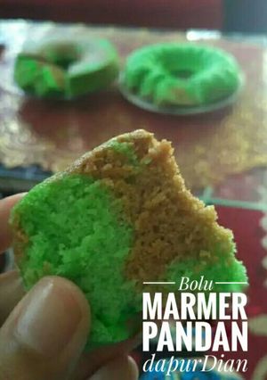 Foto resep Bolu Pandan Coklat panggang + kukus (1 resep)