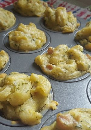 Foto resep Macaroni keju, bayam dan Ma Ling (non halal)