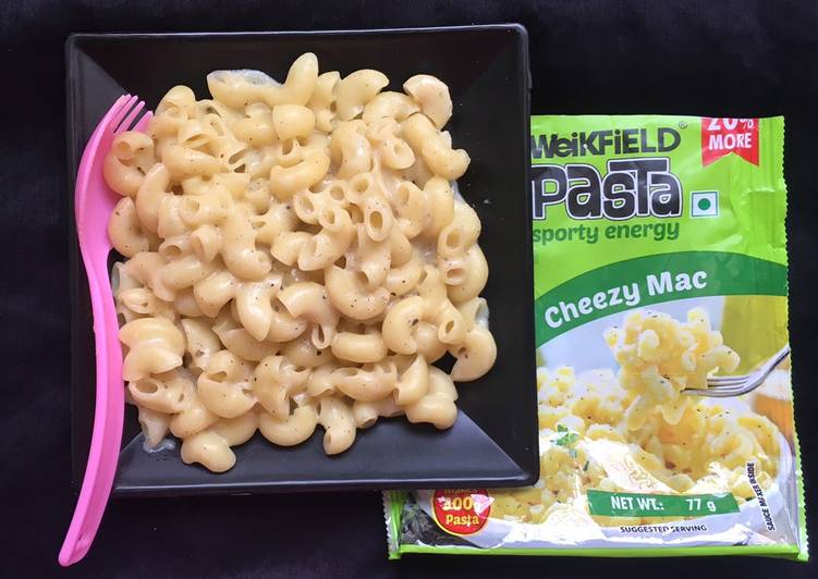 Steps to Make Favorite Cheesy Mac pasta