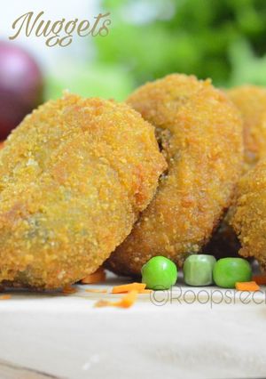A picture of Crunchy Vegetable Nuggets.