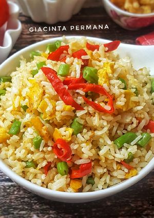Foto resep Nasi goreng buncis telur keju