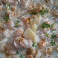 A picture of Creamy dahi baly.