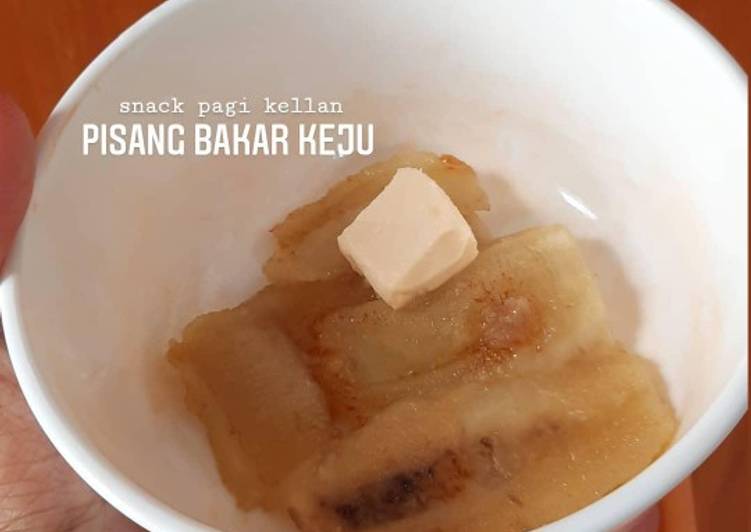 Snack MPASI 8m+ - Pisang Bakar Keju