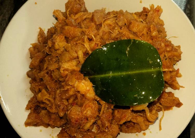 Ayam suwir tempe 😬