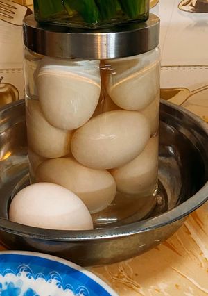 Hình của món Trứng vịt muối.