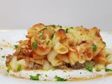 Paste cu carne tocată de porc, la cuptor