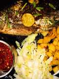 Oven grilled tilapia fish