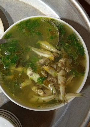 Hình của món Cá cơm nấu canh chua thập cẩm.